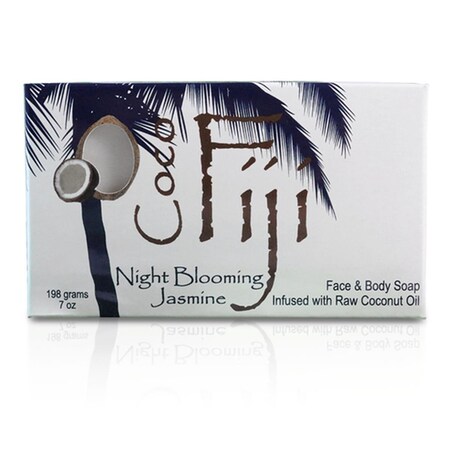 Coco Fiji Infused Face  Body Soap with Raw Coconut Oil Night Blooming Jasmine 833884001265